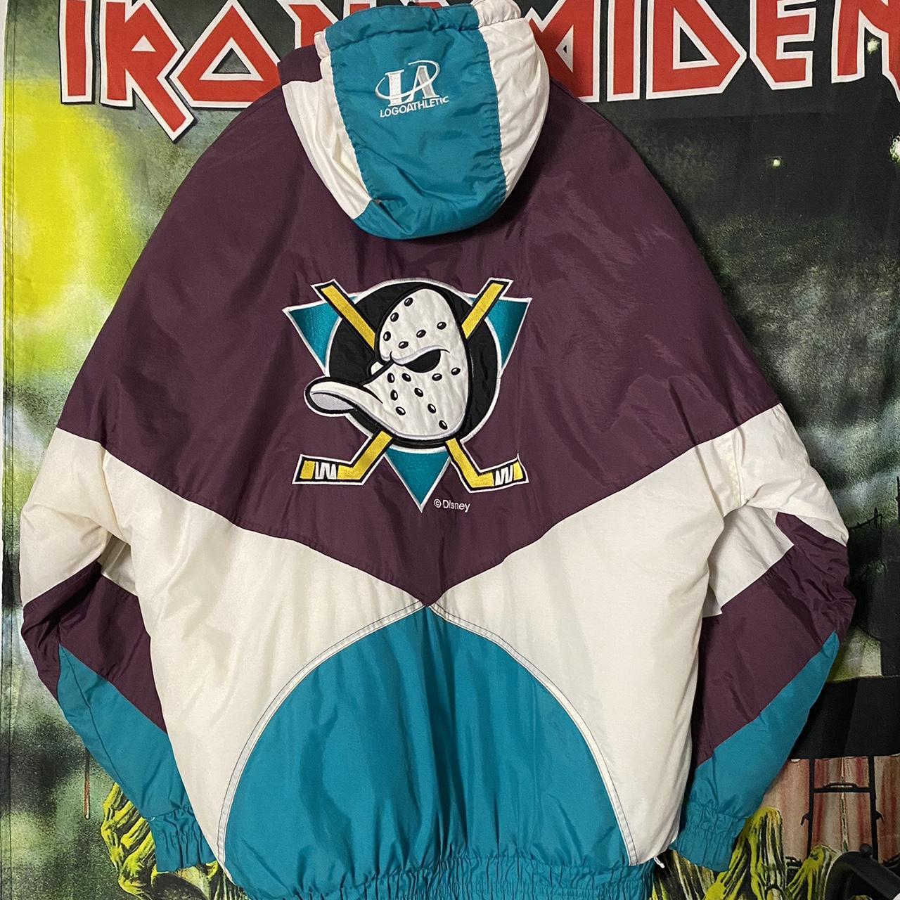 Vintage Anaheim Mighty Ducks Starter Jacket Size Mens XL 