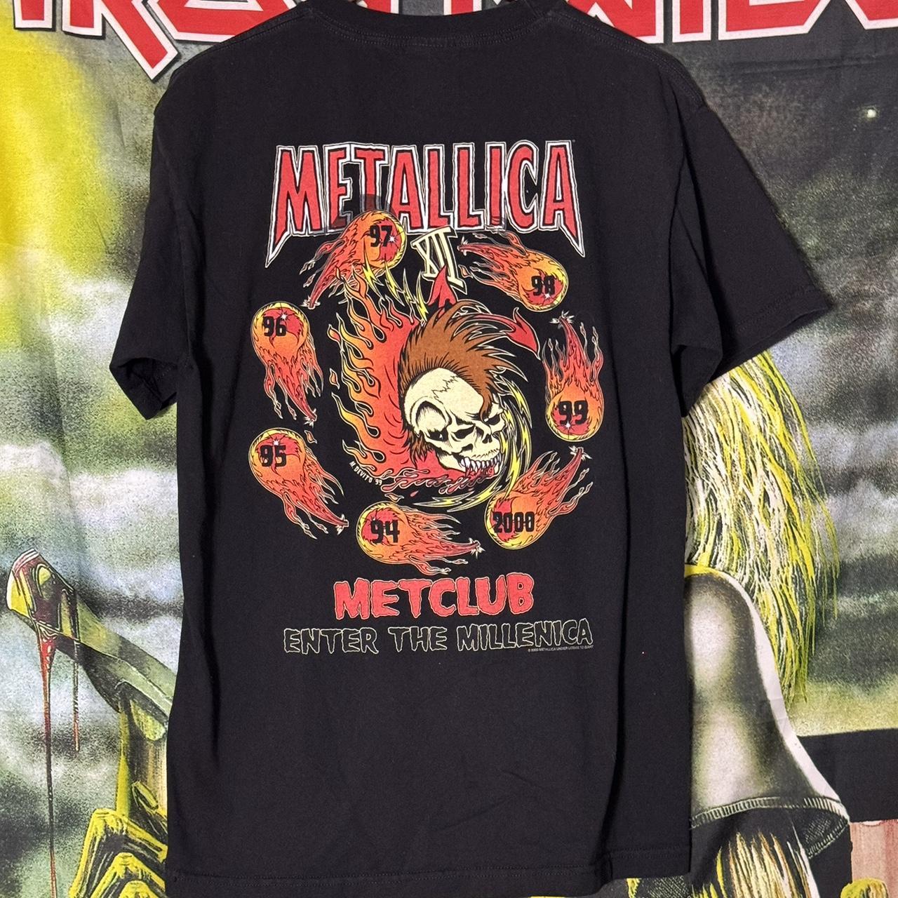 Metallica RARE giant tag shirt Size | Depop