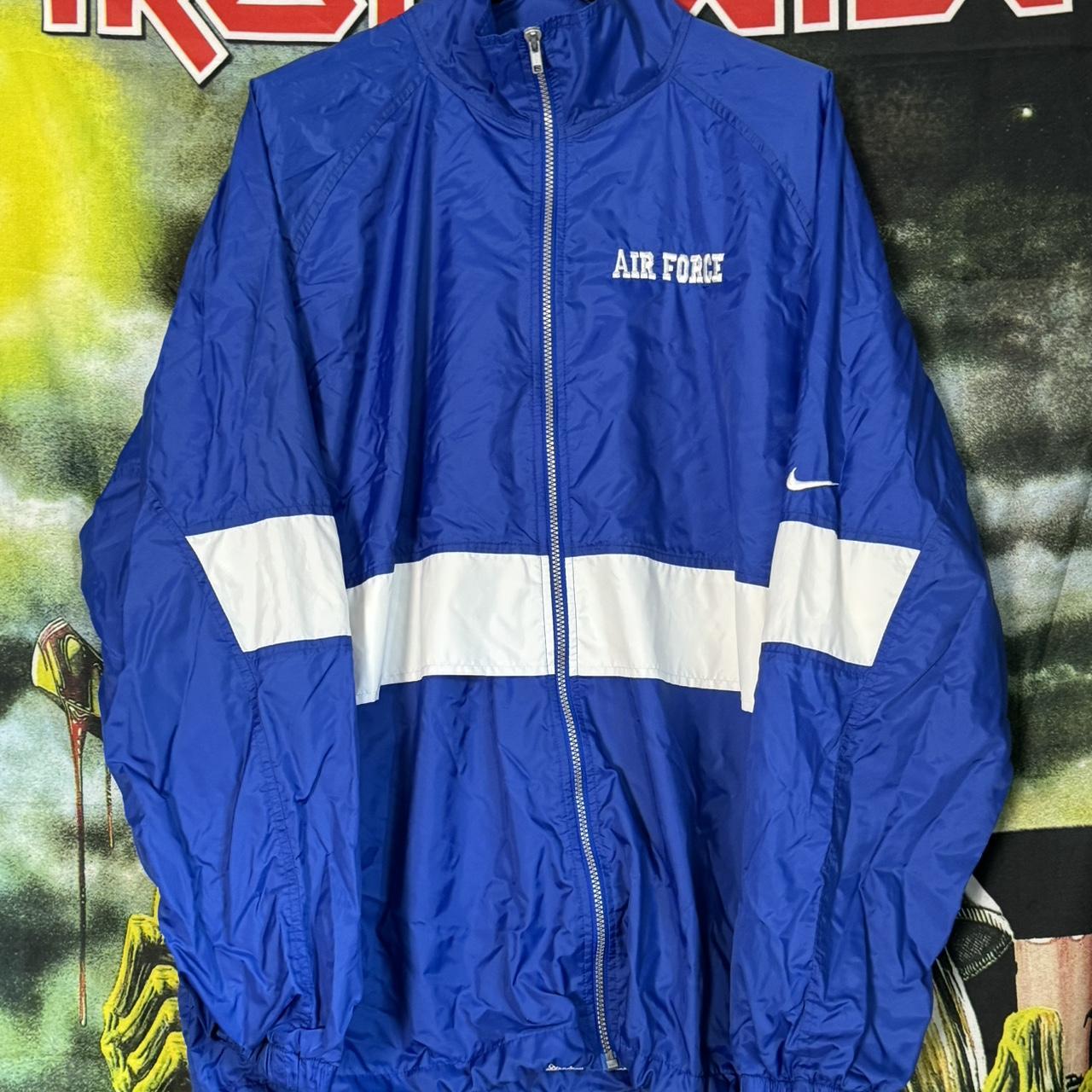 Vintage Nike Air Force zip up Size XXL #vintage... - Depop