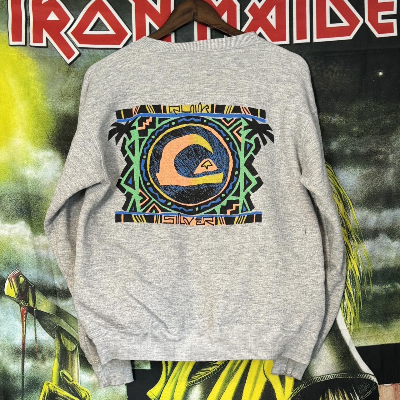 90s quicksilver crewneck Linen lined