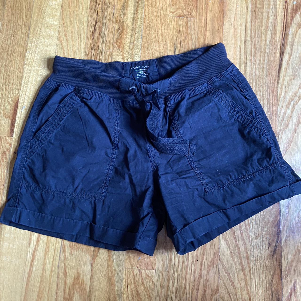 black calvin klein shorts size xs but could fit a... Depop