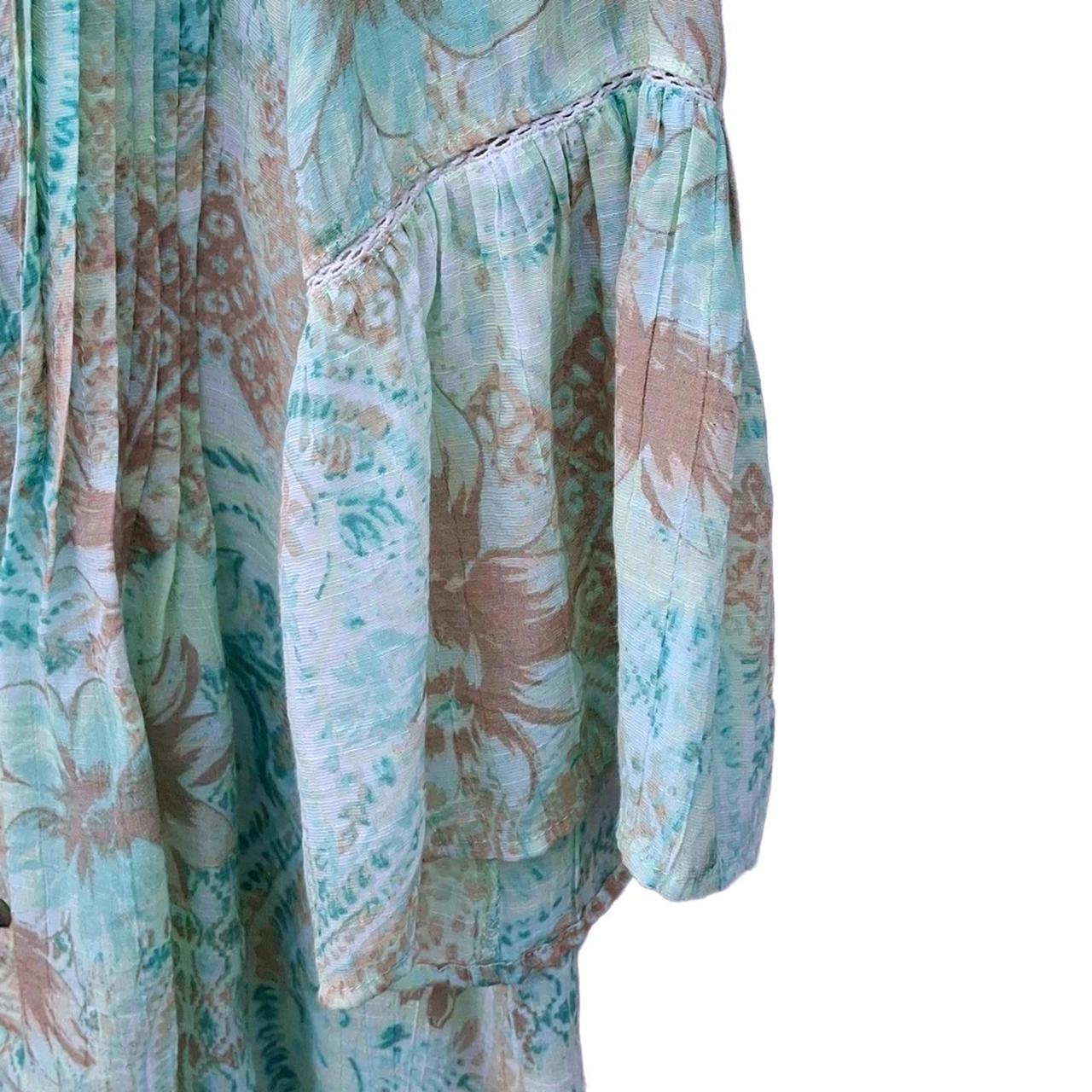 Ruby Rd. Women's Top - Green/Cream - M – Ruby Rd.… - image 4