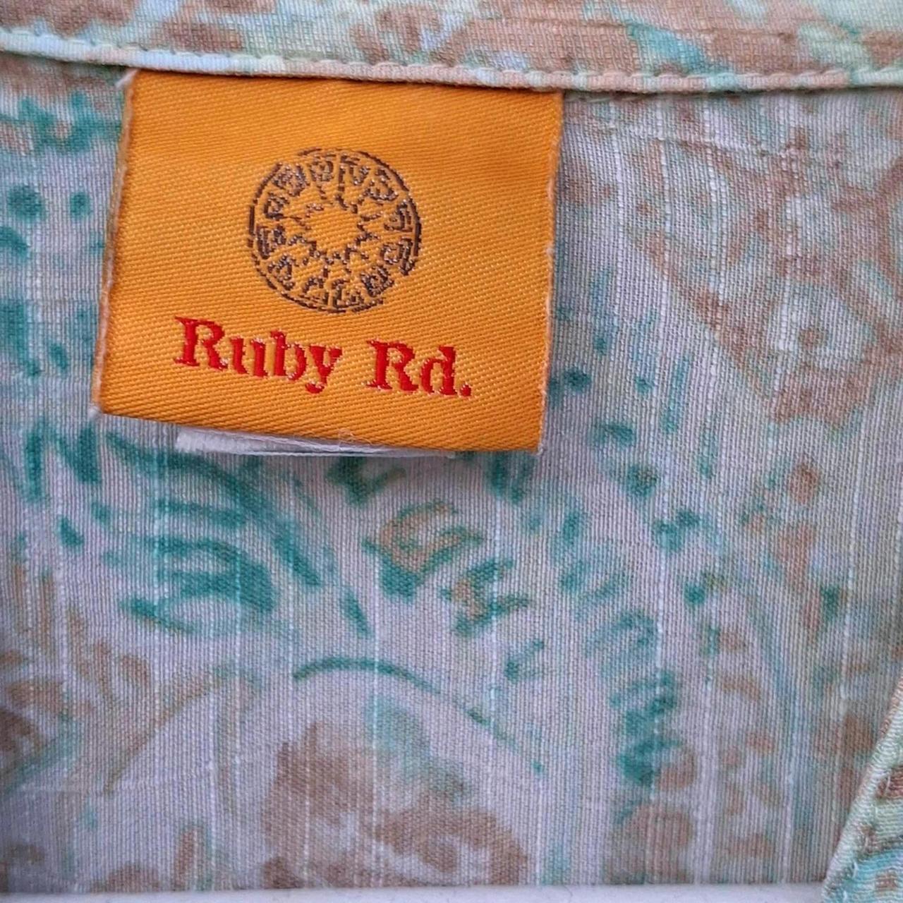 Ruby Rd. Women's Top - Green/Cream - M – Ruby Rd.… - image 5