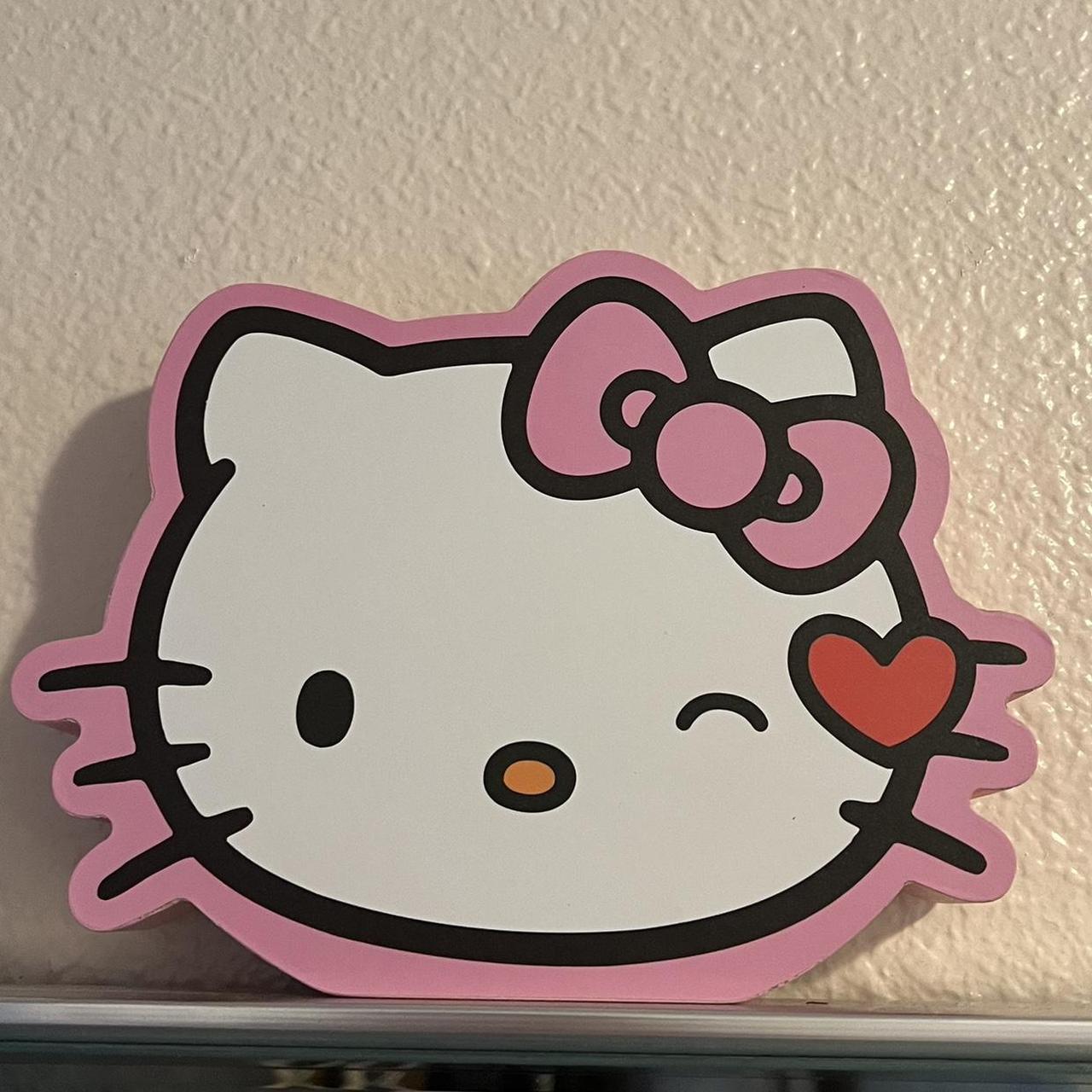 Hello Kitty wall sign - Stand or hang wall sign - Depop