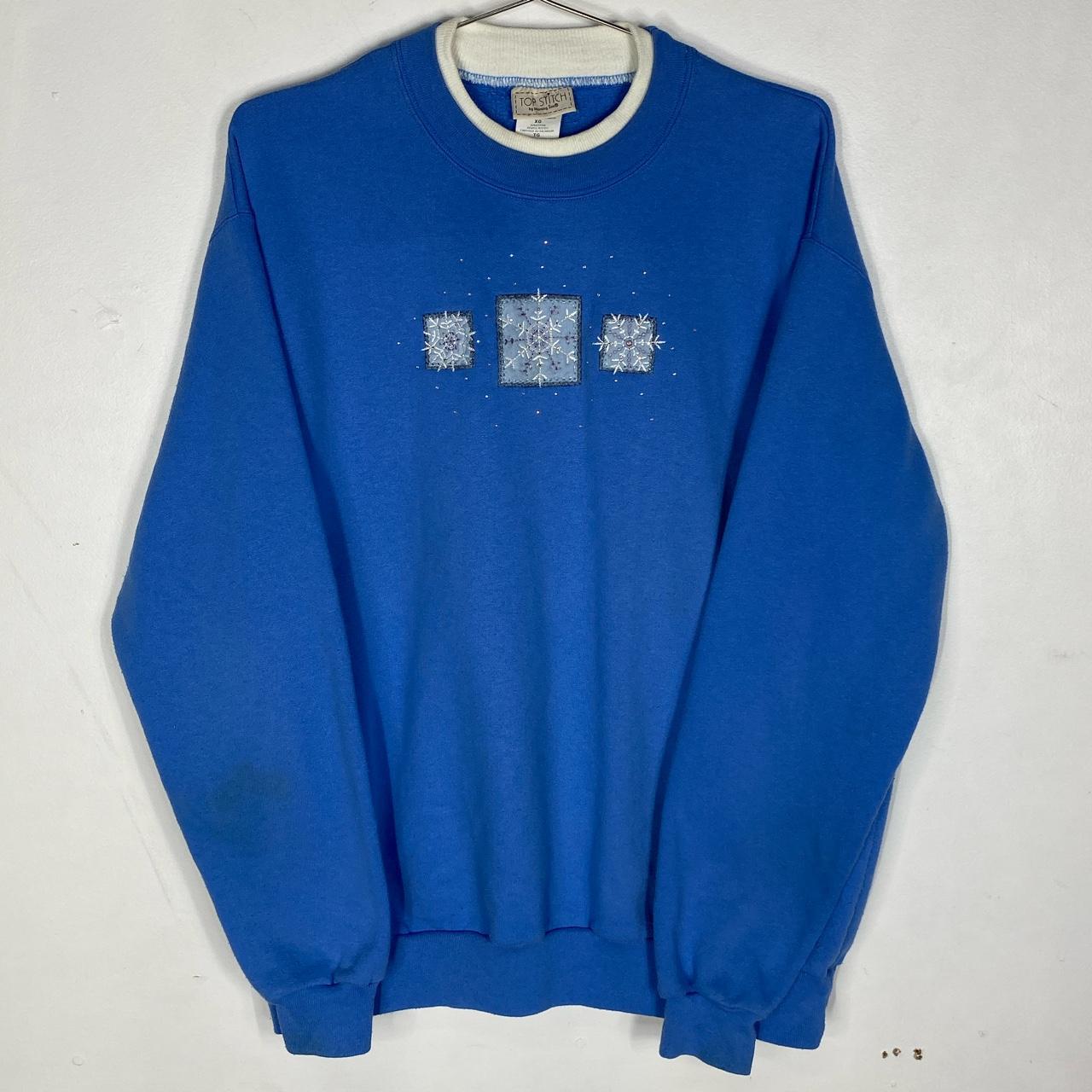 Top Stitch Men's Blue Sweatshirt