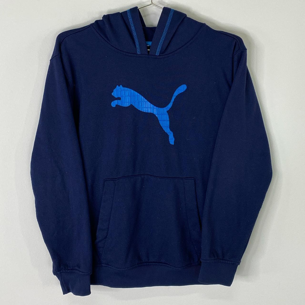 Royal blue puma clearance hoodie