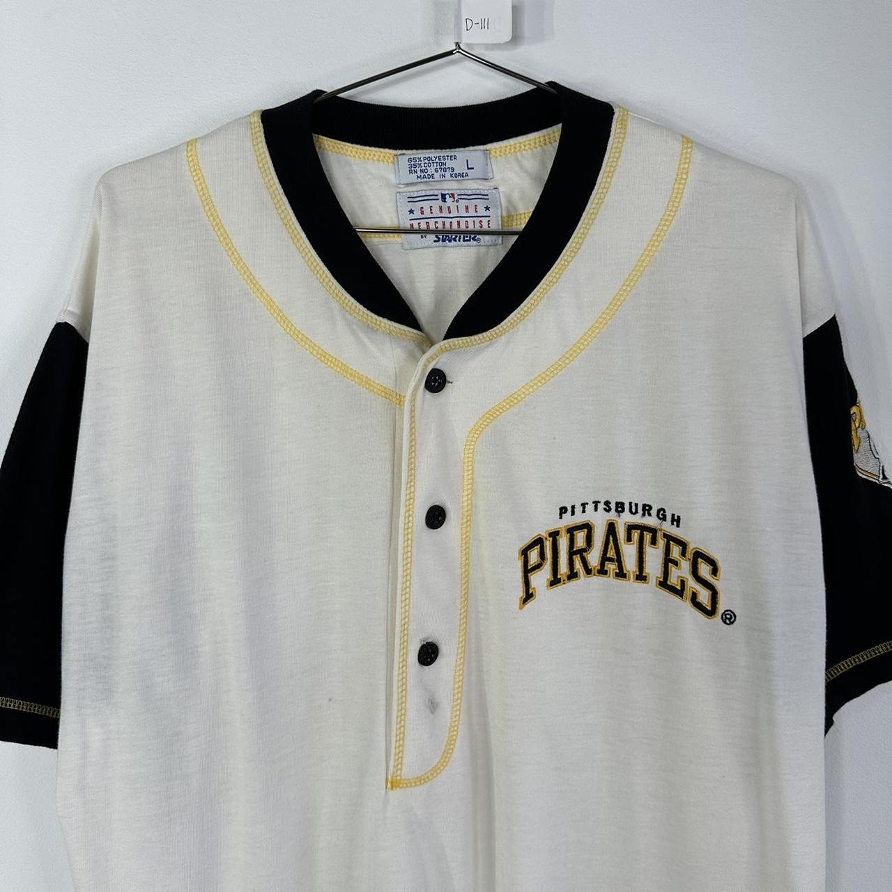 Vintage 90s MLB Pittsburgh Pirates Jersey Made in - Depop