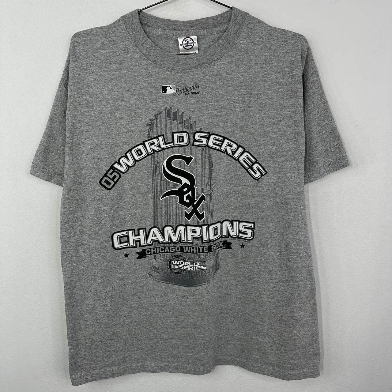 Vintage Y2K Chicago White Sox 2005 World Championship Black 