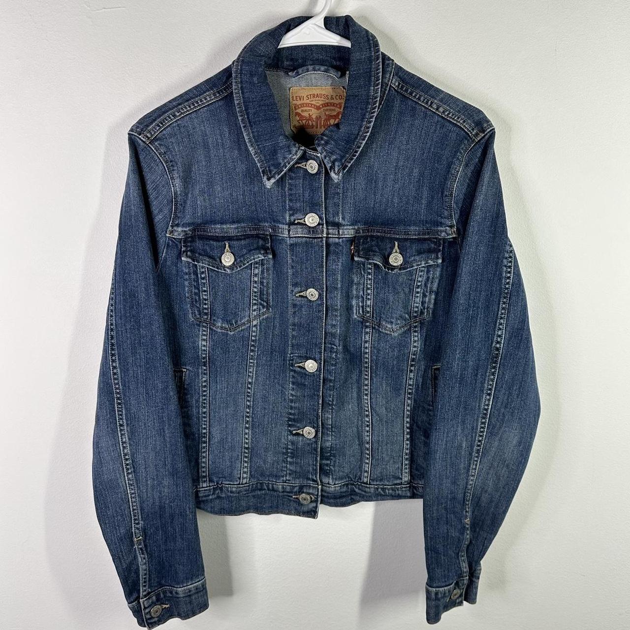 Vintage Y2k Levi’s Denim Jean Jacket Size - XL... - Depop