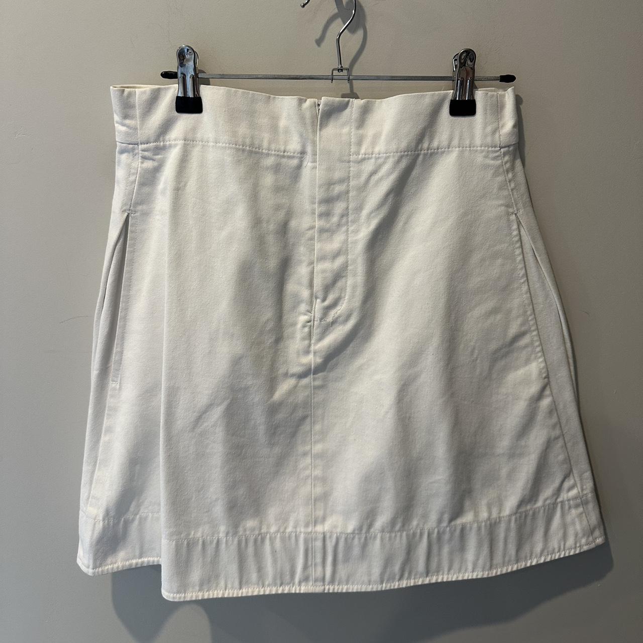 Scanlan Theodore White Sailor Skirt Size 10 - Depop