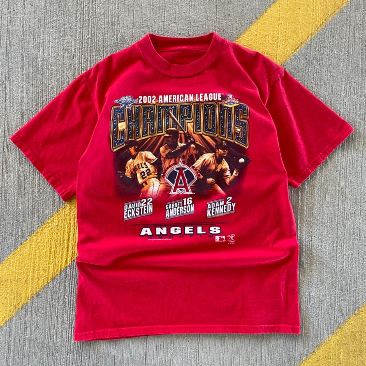 2002 Anaheim Angels Shirt2002 Anaheim Angels World Series 