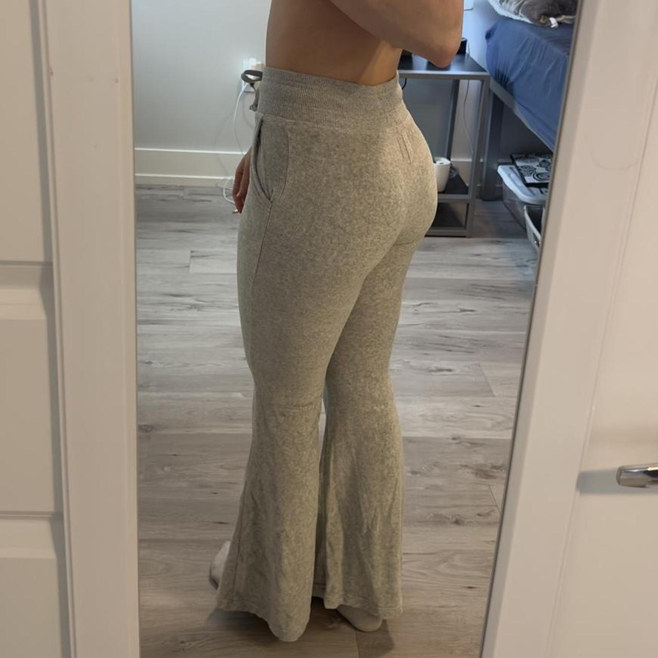 aerie waffle flare pants