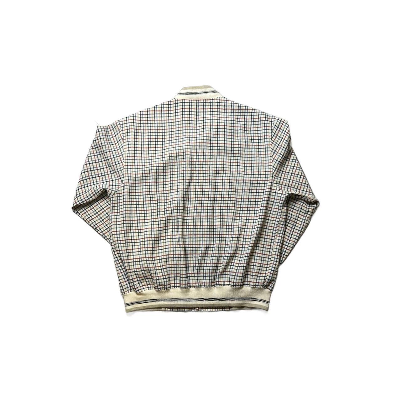Yves Saint Laurent イエロー 襟チェックジップアップジャケット Vintage YSL Yves Saint Laurent Zip Up Jacket Size | Depop
