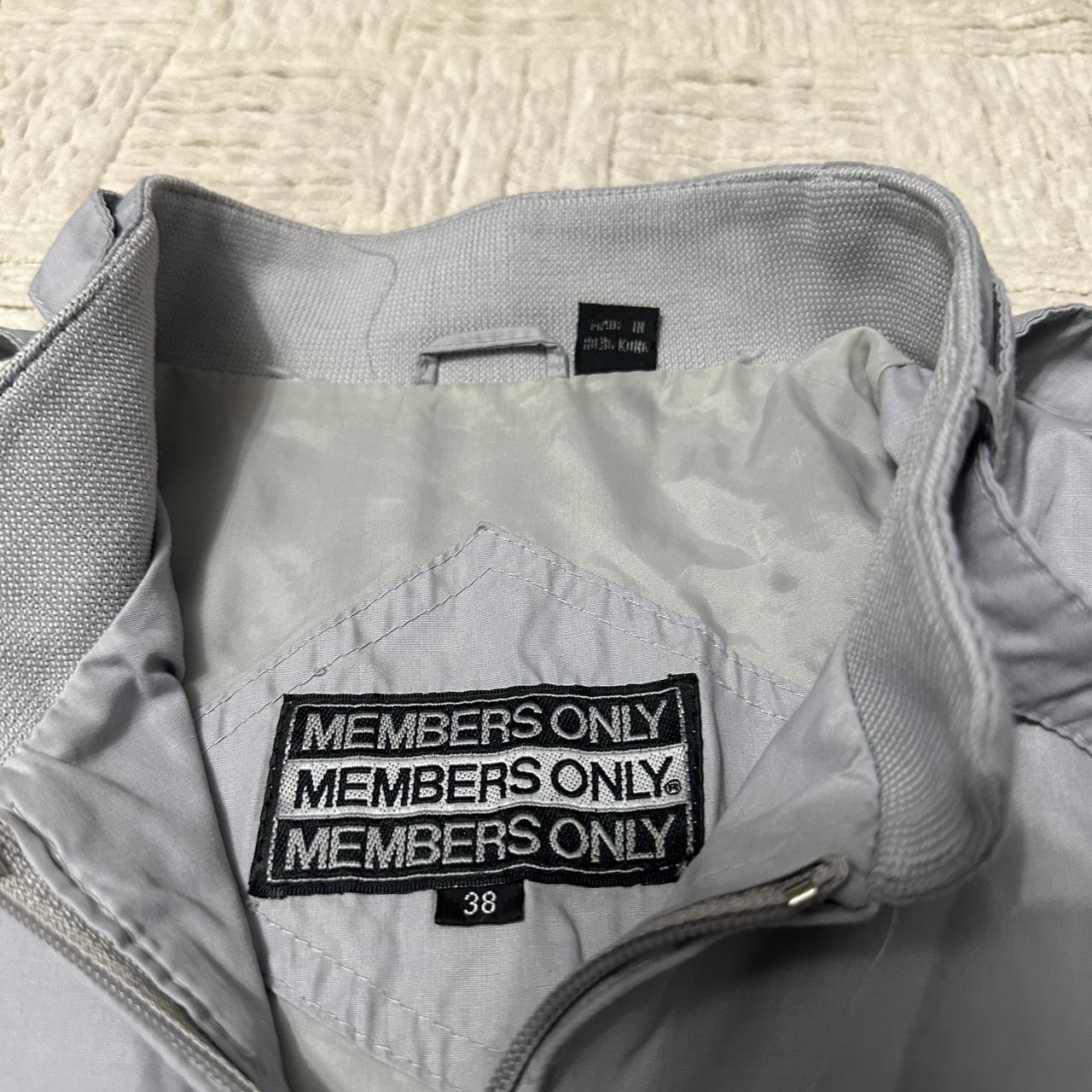 Members Only Men's Grey Jacket (3)