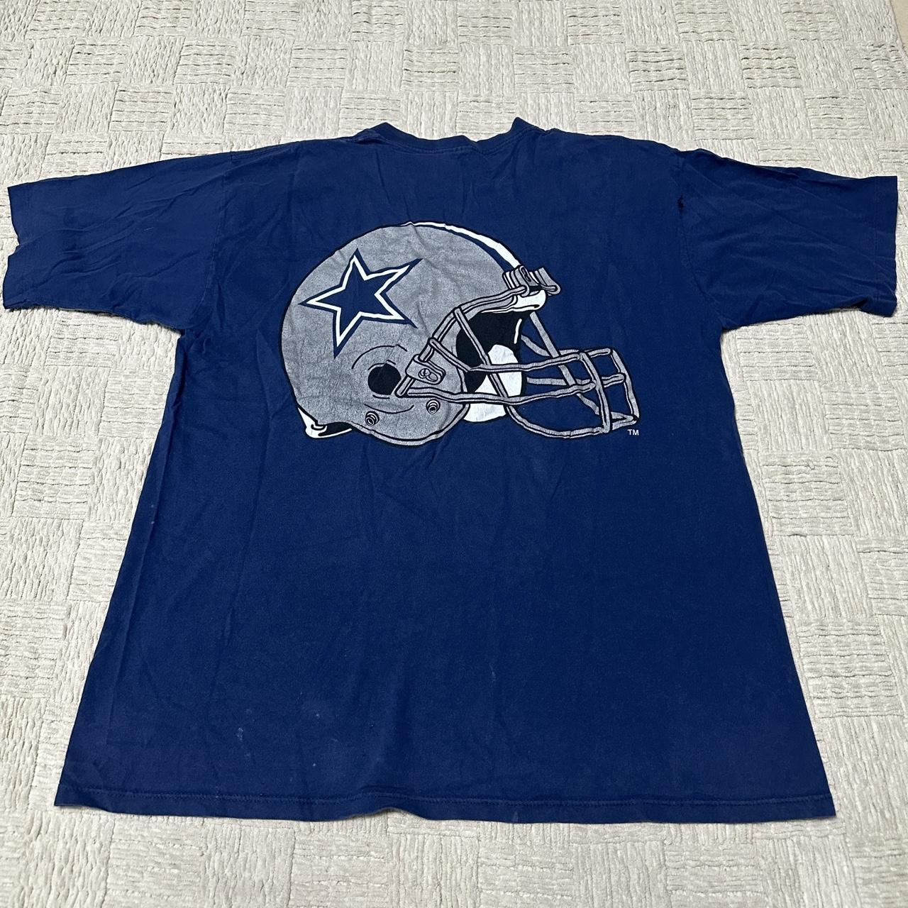 Vintage 1995 Dallas Cowboys Football Starter T-Shirt... - Depop