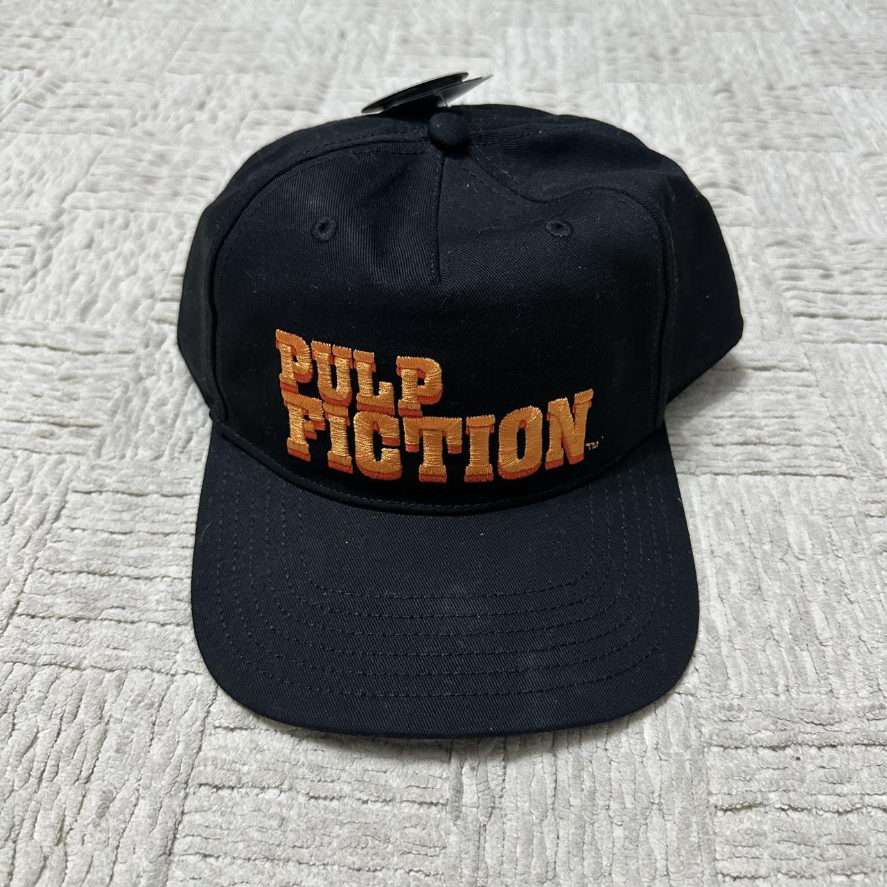 Pulp Fiction Hat Official Cap Snapback Black Quentin... - Depop