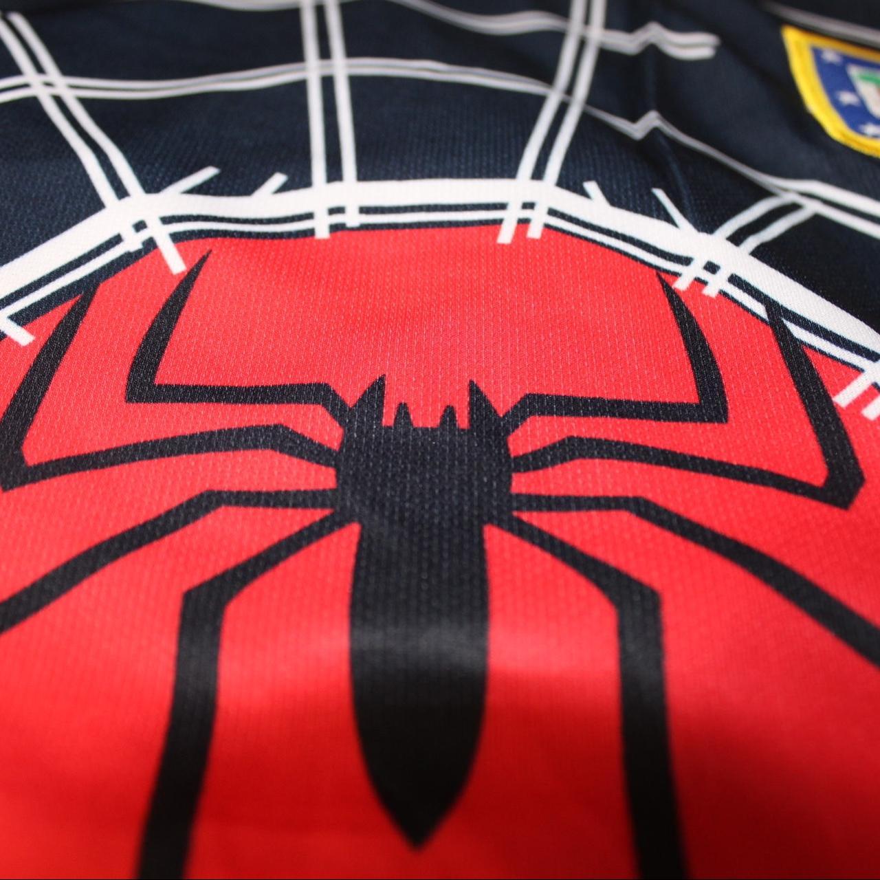 ATLÉTICO DE MADRID • SPIDER-MAN 2 RETRO AWAY JERSEY... - Depop