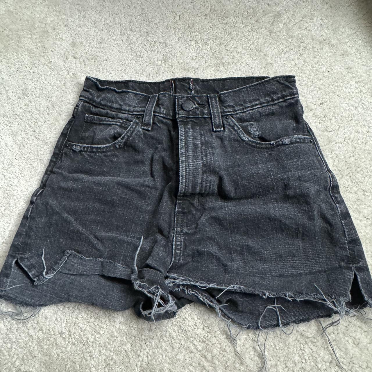 black urban outfitters shorts size 25 tag was cut... - Depop