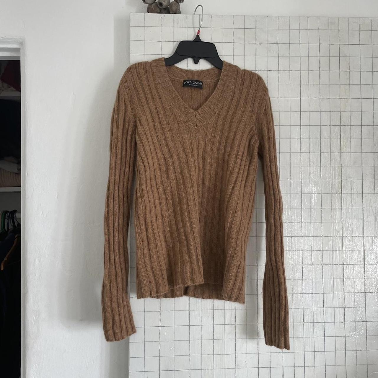 Dolce & Gabbana Women's Tan Jumper | Depop