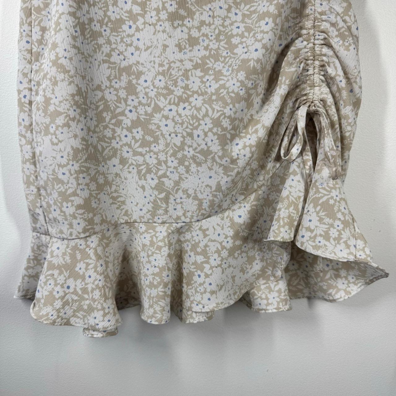 Preloved Women's Skirt - Tan/White - S – By Toget… - image 3