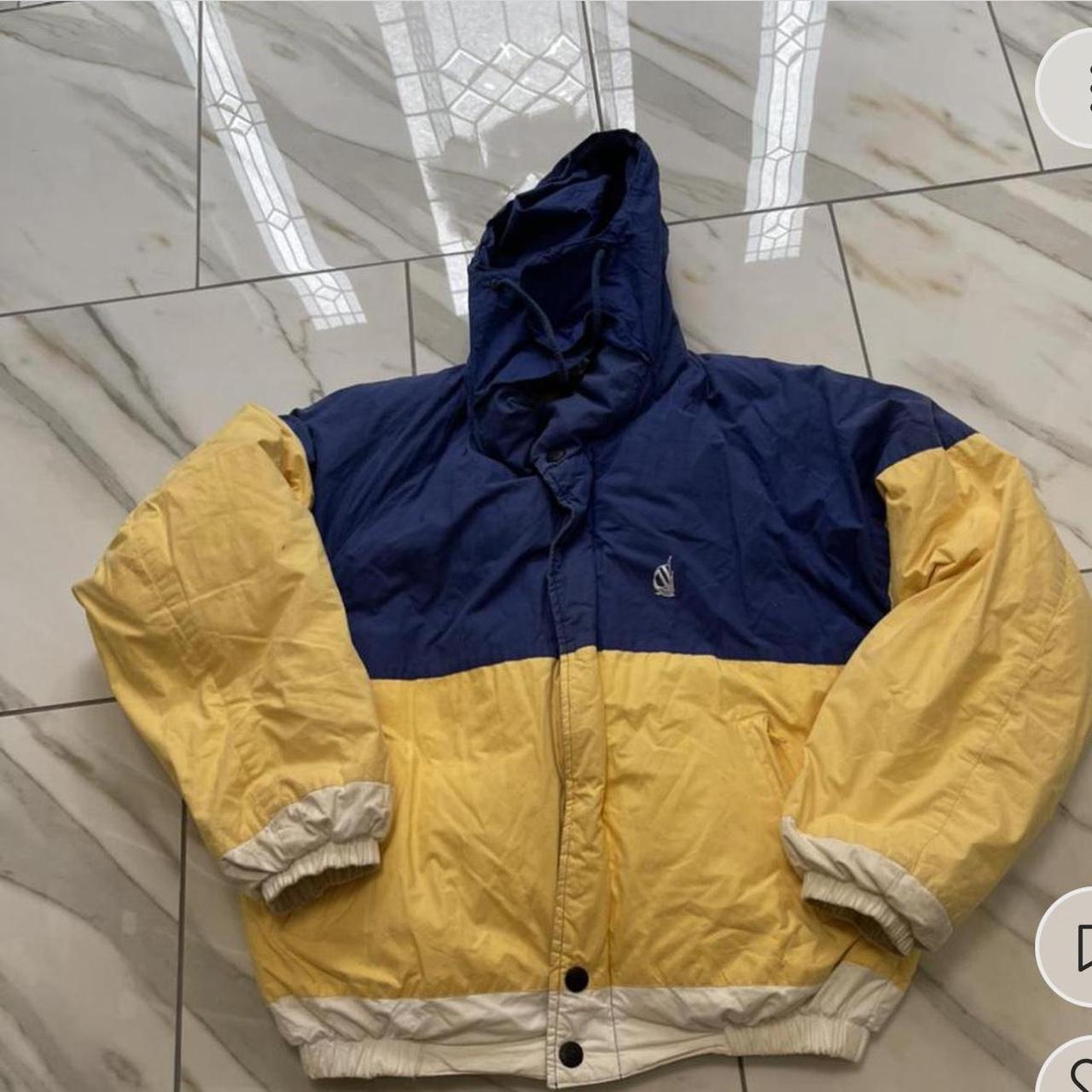 Nautica blue and yellow jacket sale