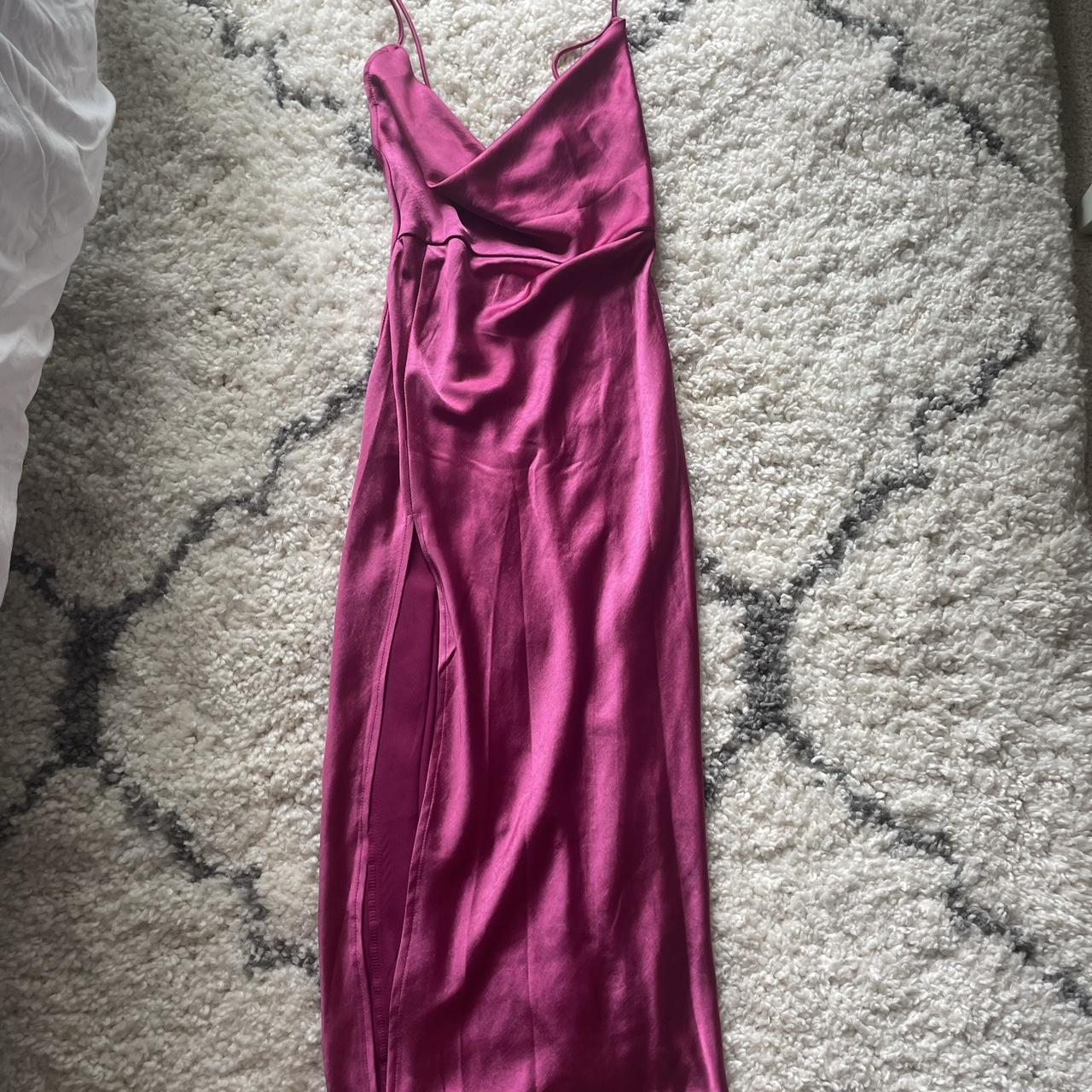 Lioness Women's Pink and Purple Dress | Depop