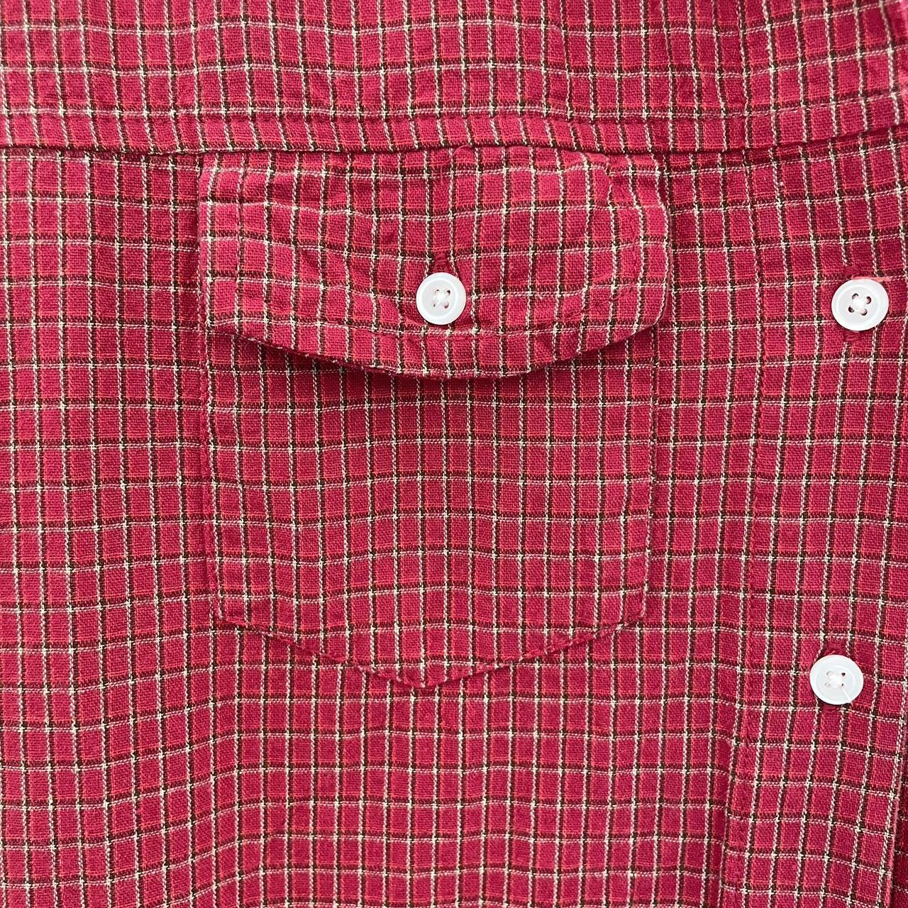 Brandy Melville red button up dress. Super cute... Depop