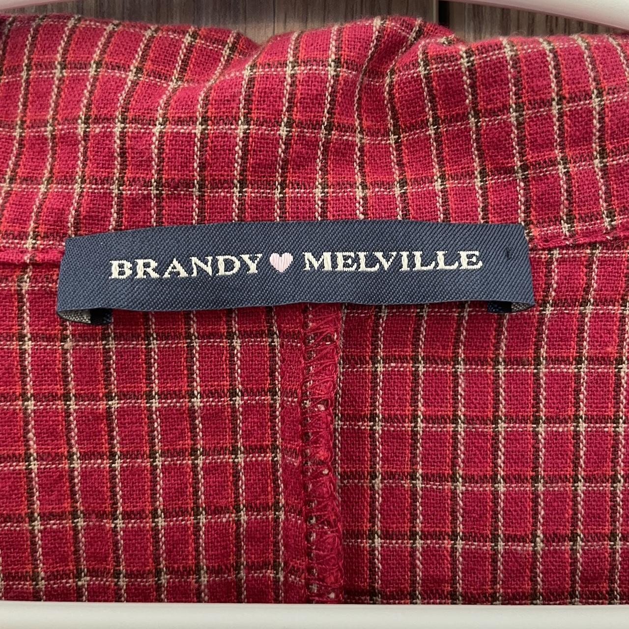 Brandy Melville red button up dress. Super cute... Depop