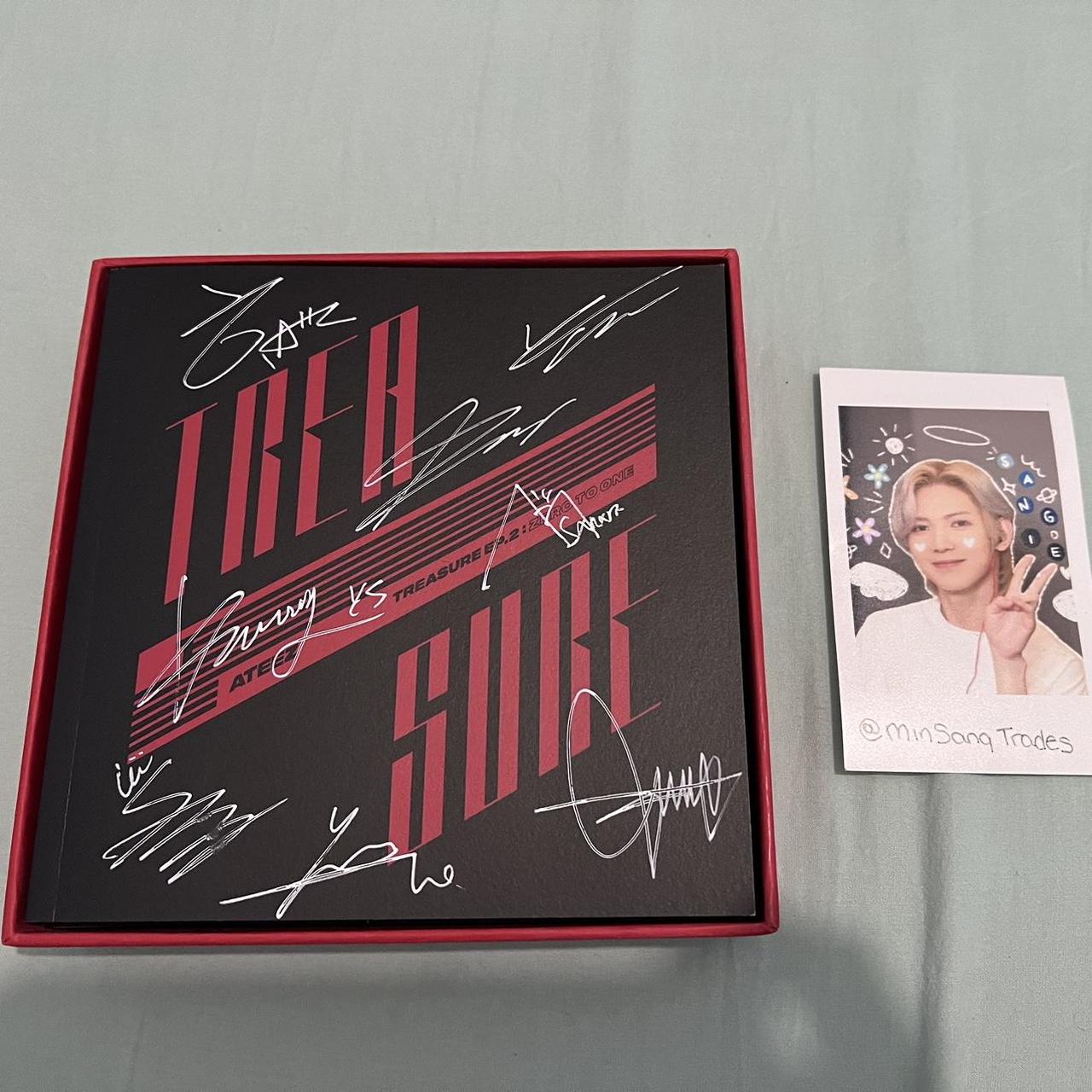 Ateez Album Autographed, Ateez Album Treasure, Ateez Signed Album