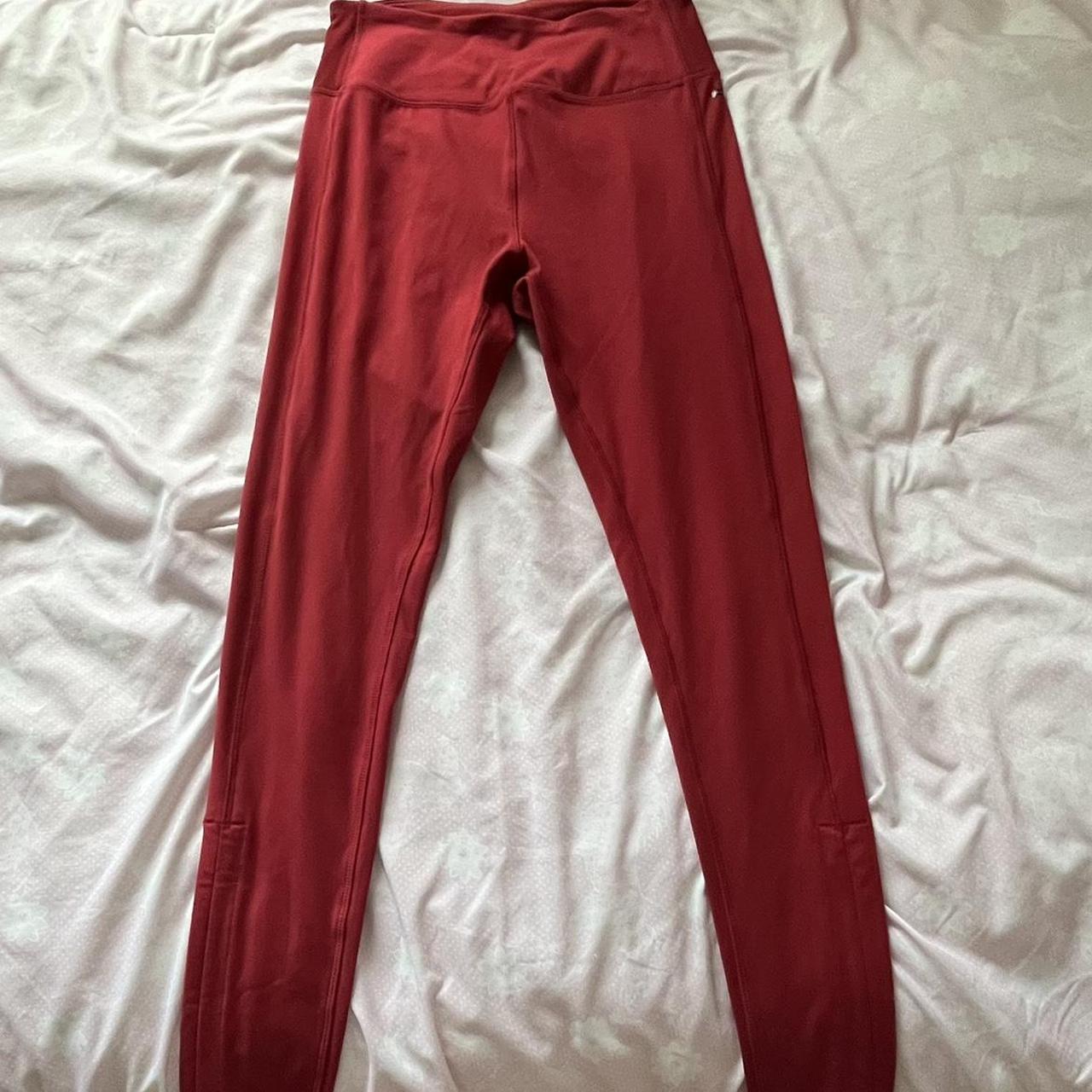 Burgundy red leggings BNWT Brand: Mondetta Size - Depop