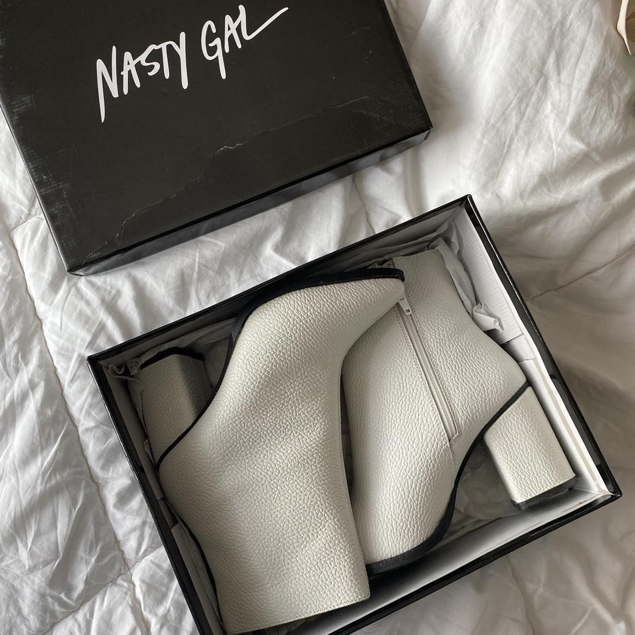 nasty gal white heels