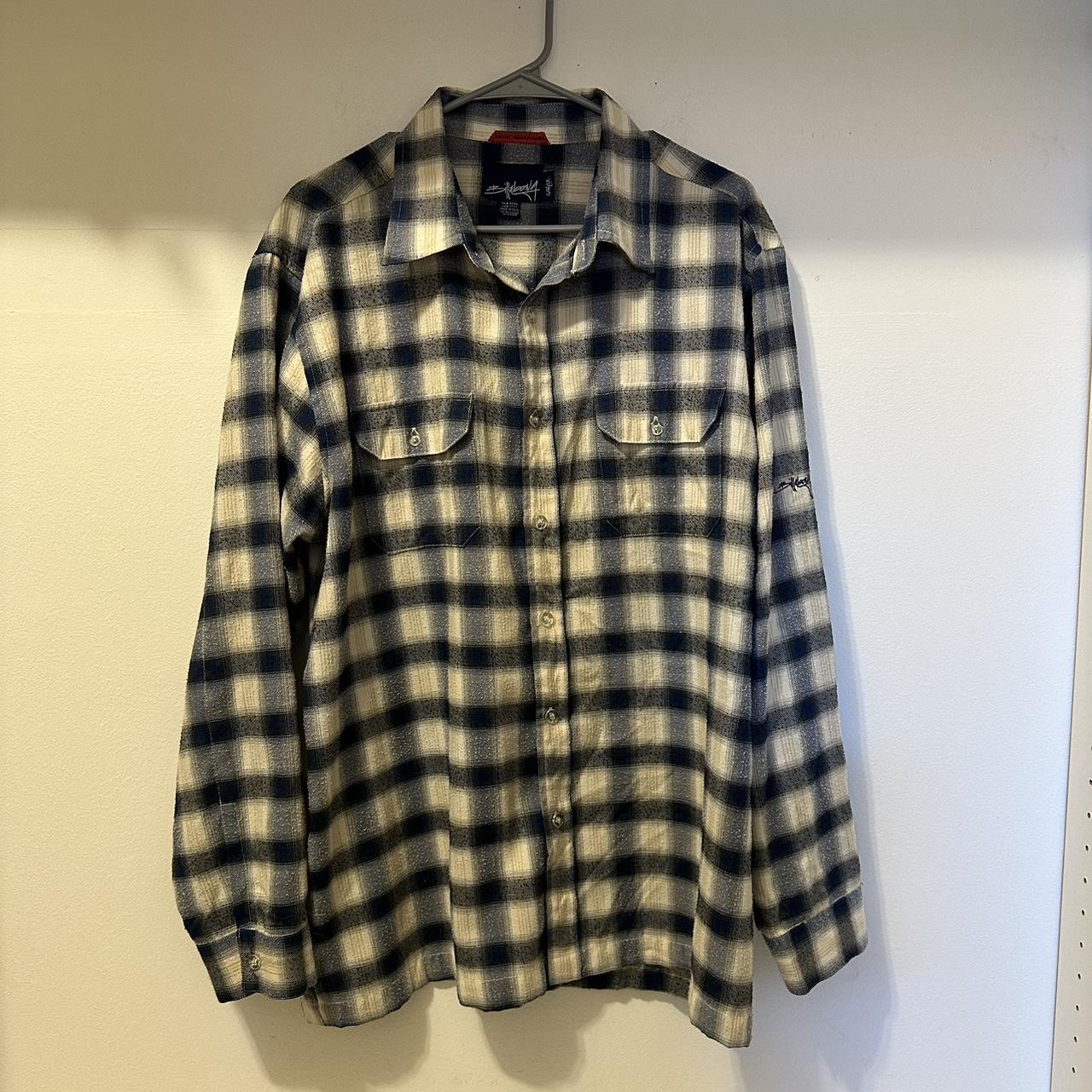 2000s Billabong Flannel Men’s Size Large - Depop