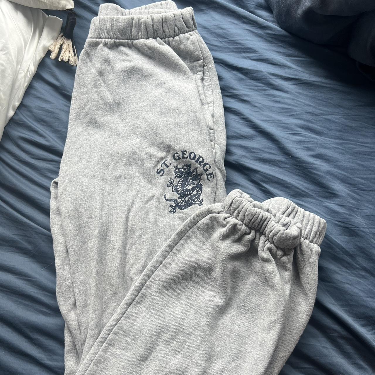 Brandy Melville Women's Grey Joggerstracksuits Depop