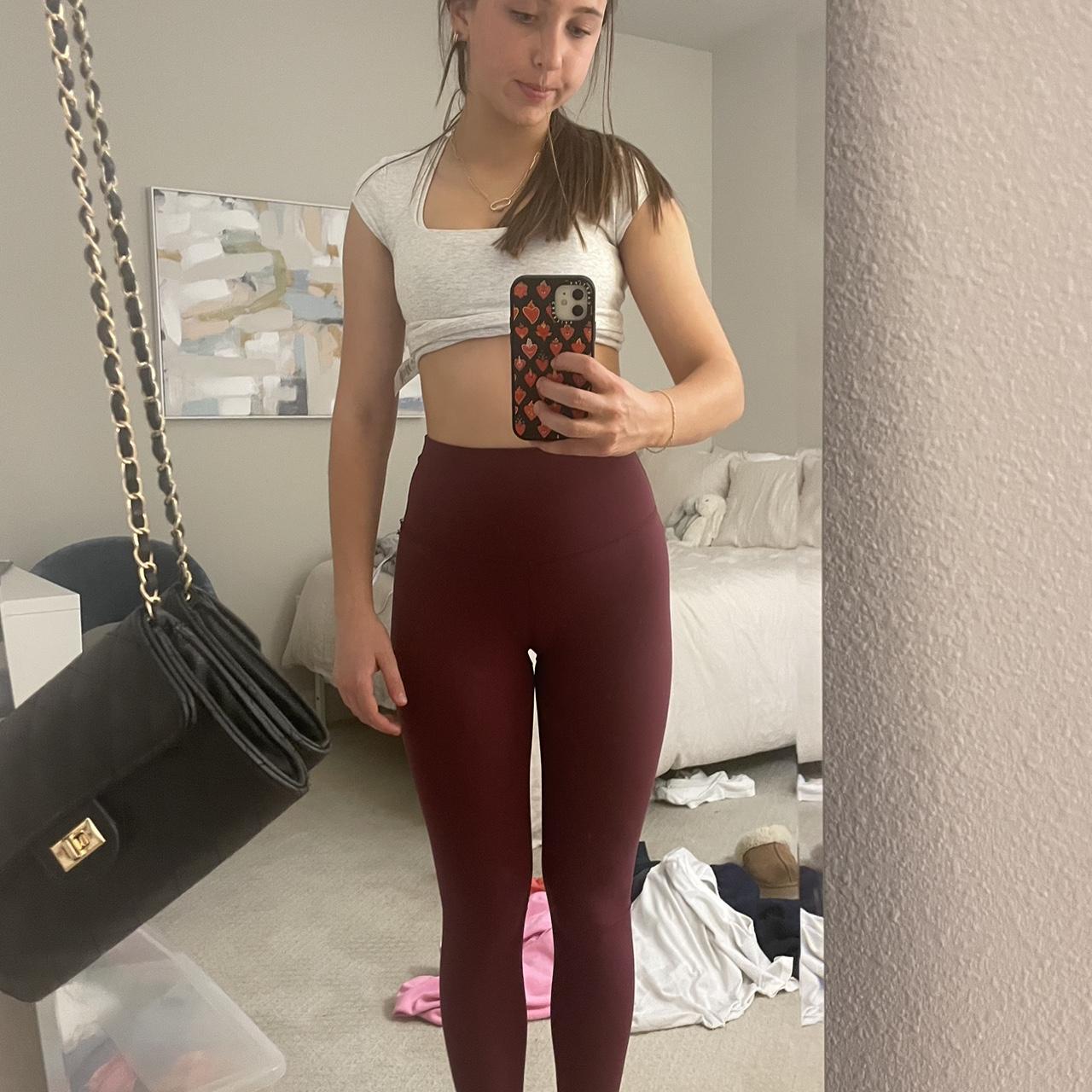 Aritzia Leggings - Small threads coming out with - Depop