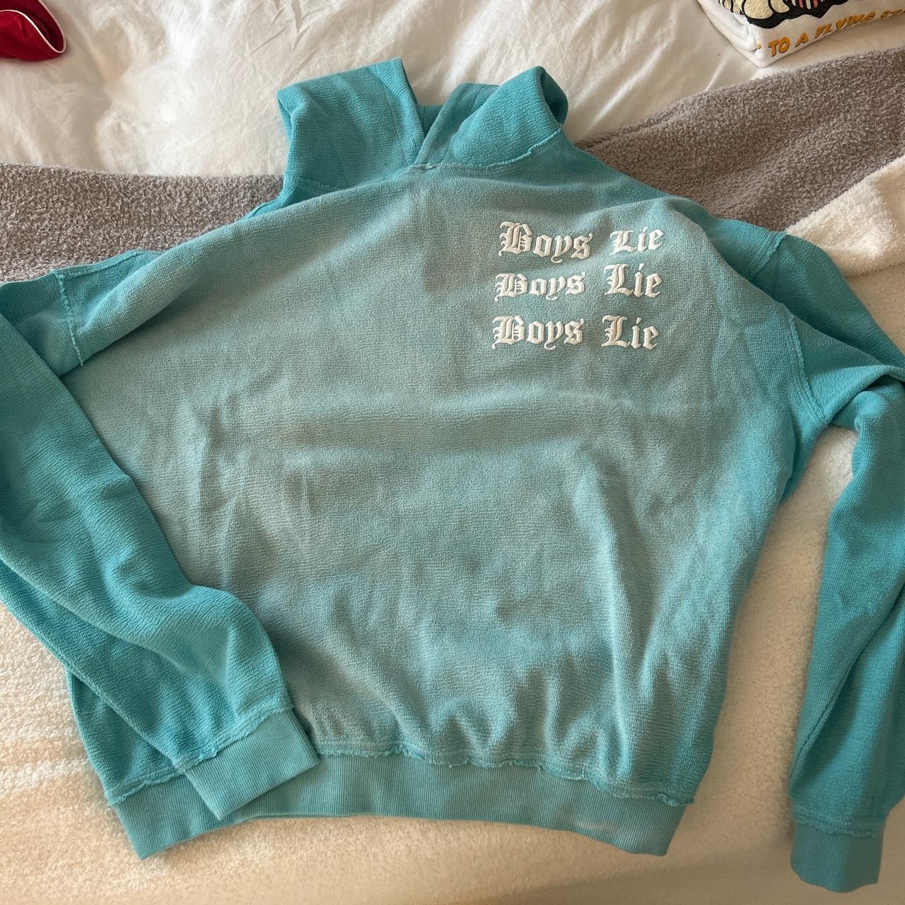 Boys lie hoodie boys lie head over heels hoodie... Depop