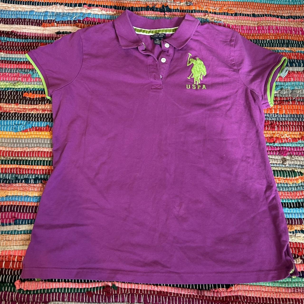 us polo purple t shirt