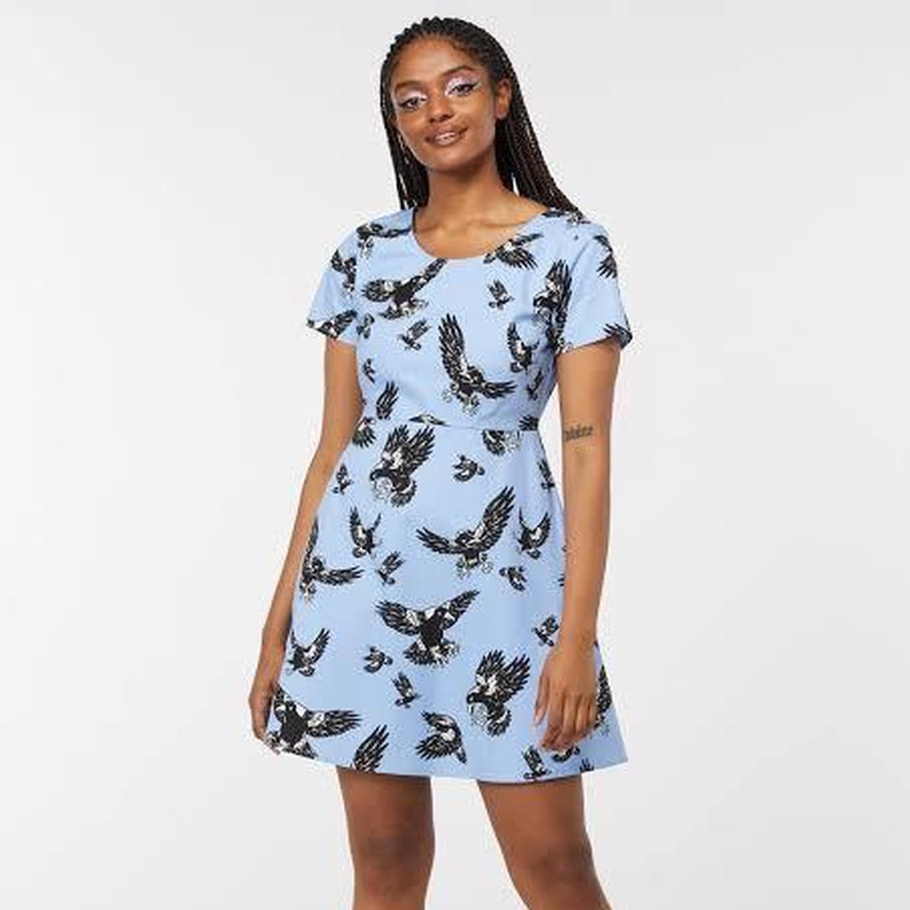 Dangerfield skater style dress ‘Swoopin Magpies’ 🩵... - Depop
