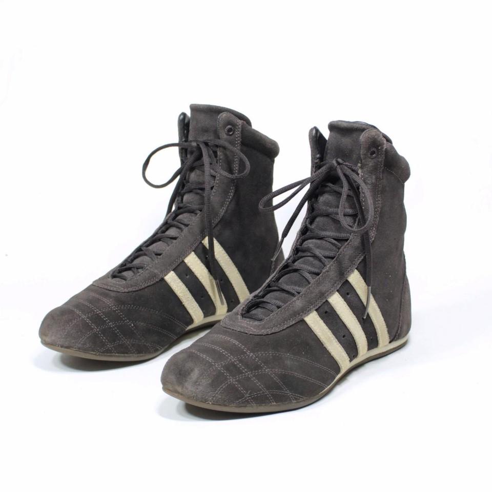 Rare vintage Adidas Midiru lace-up leather boots in | Depop