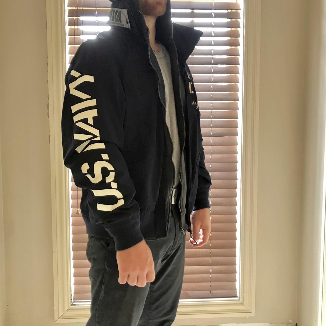 AVIREX US NAVY 'FROGMAN' BOMBER JACKET - 3M | Depop