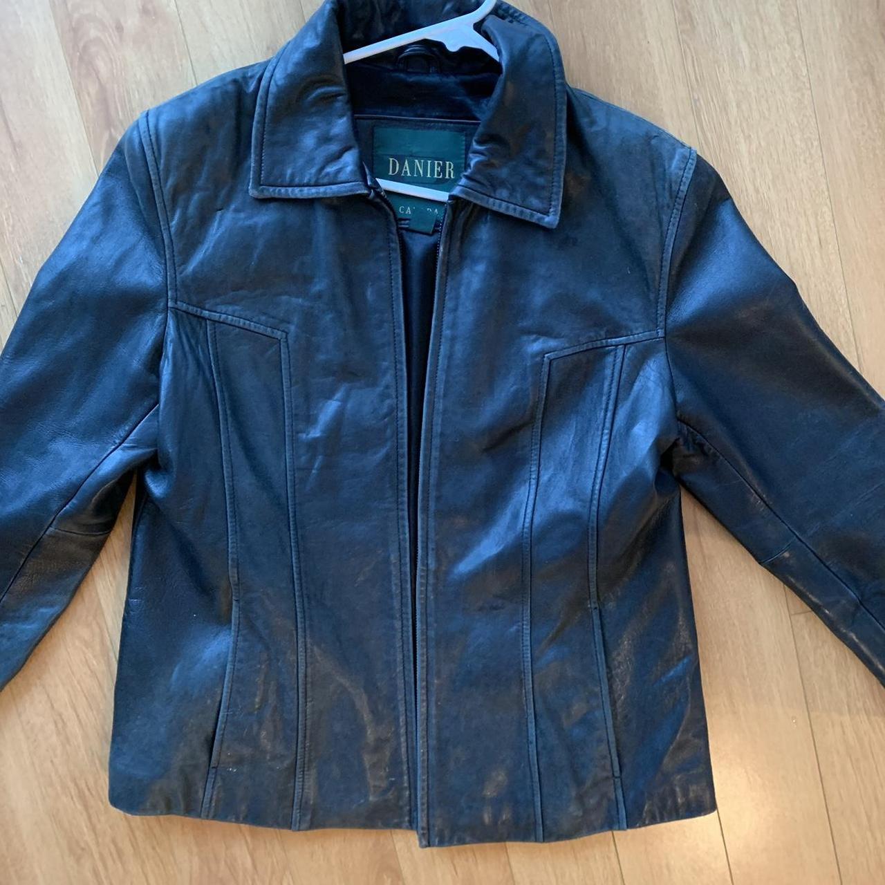 Danier Leather Jacket Fits Women’s Medium or Small Depop