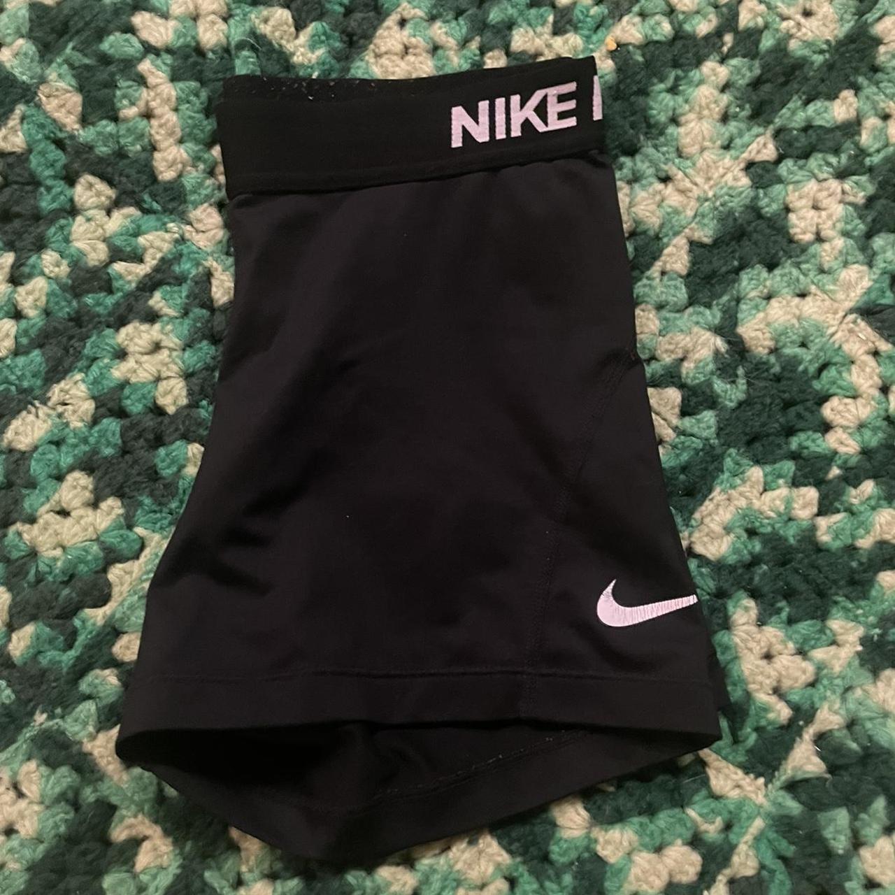 nike pro spandex black