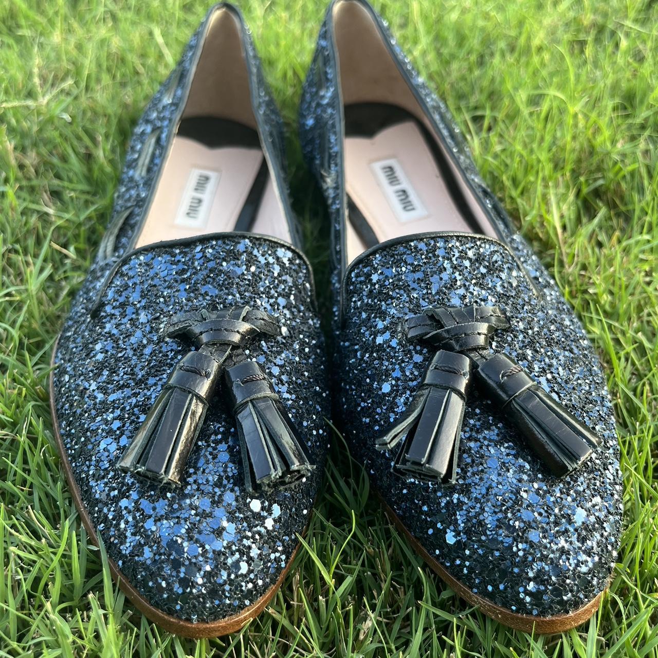 ミュウミュウグリッターバレリーナ グリッター MiuMiu(ミュウミュウ) スニーカー(レディース
