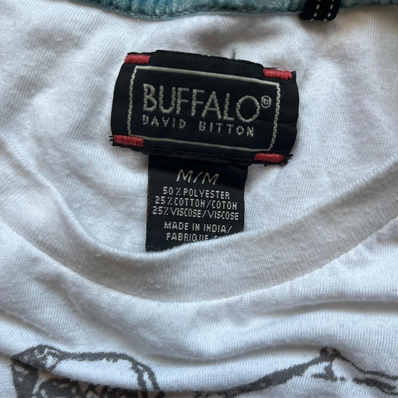 Buffalo David Bitton Women's White and Grey T-shirt (4)
