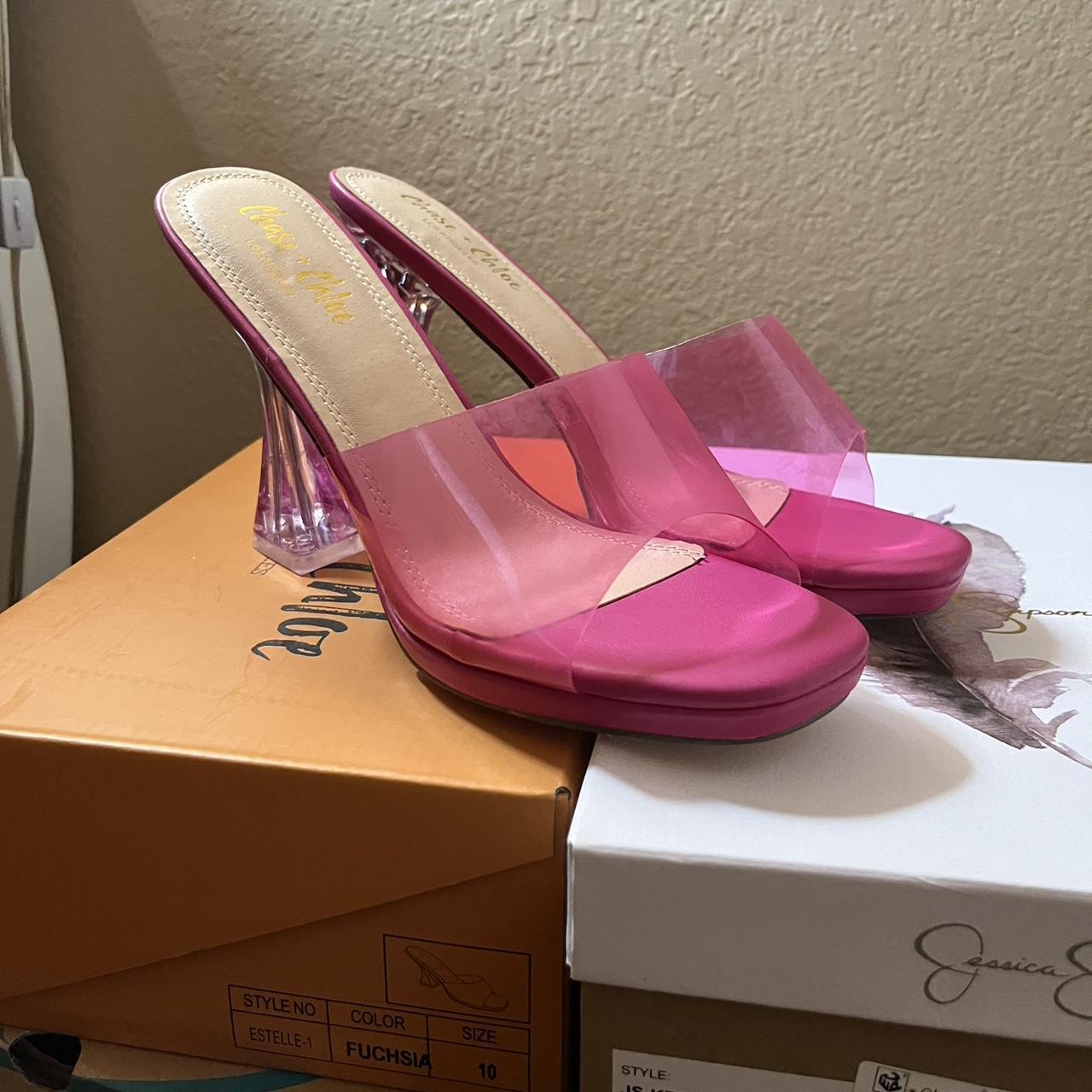 Fuschia store colored heels