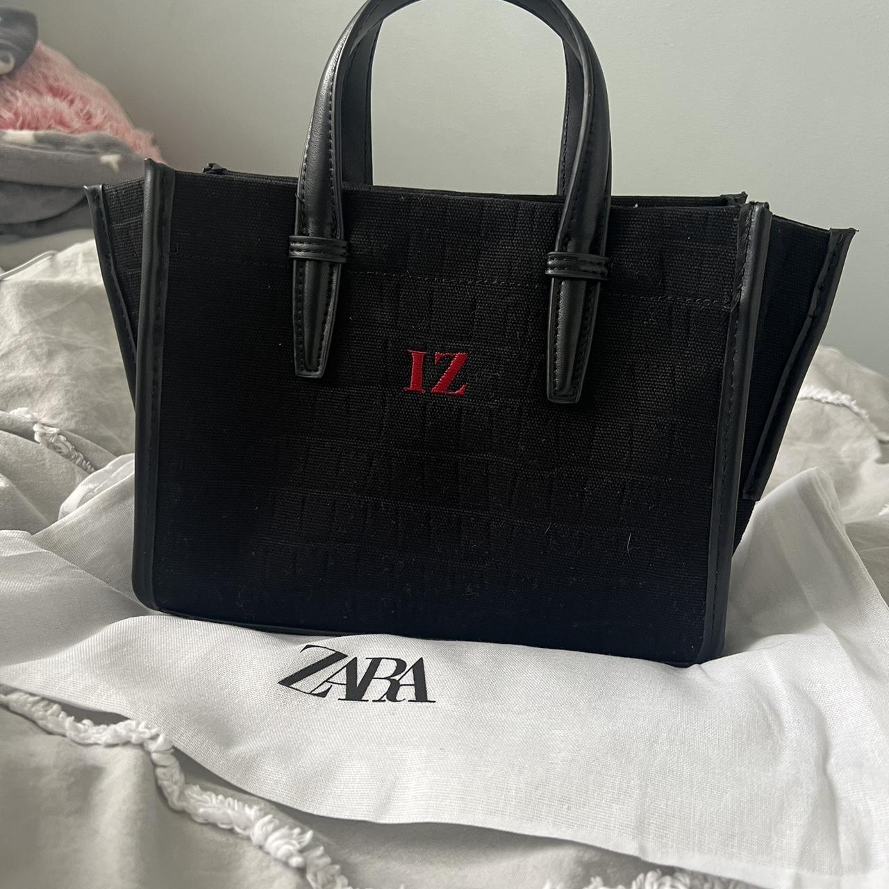 Zara mini bag personalised with iz shortened for Depop