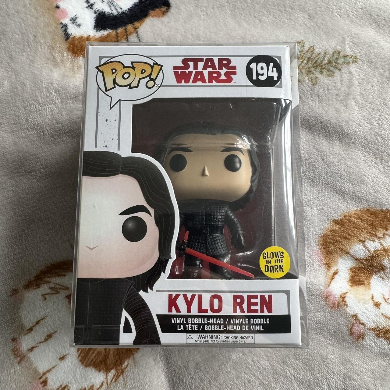 Star Wars Kylo Ren Glow In The Dark Funko Pop Vinyl Depop