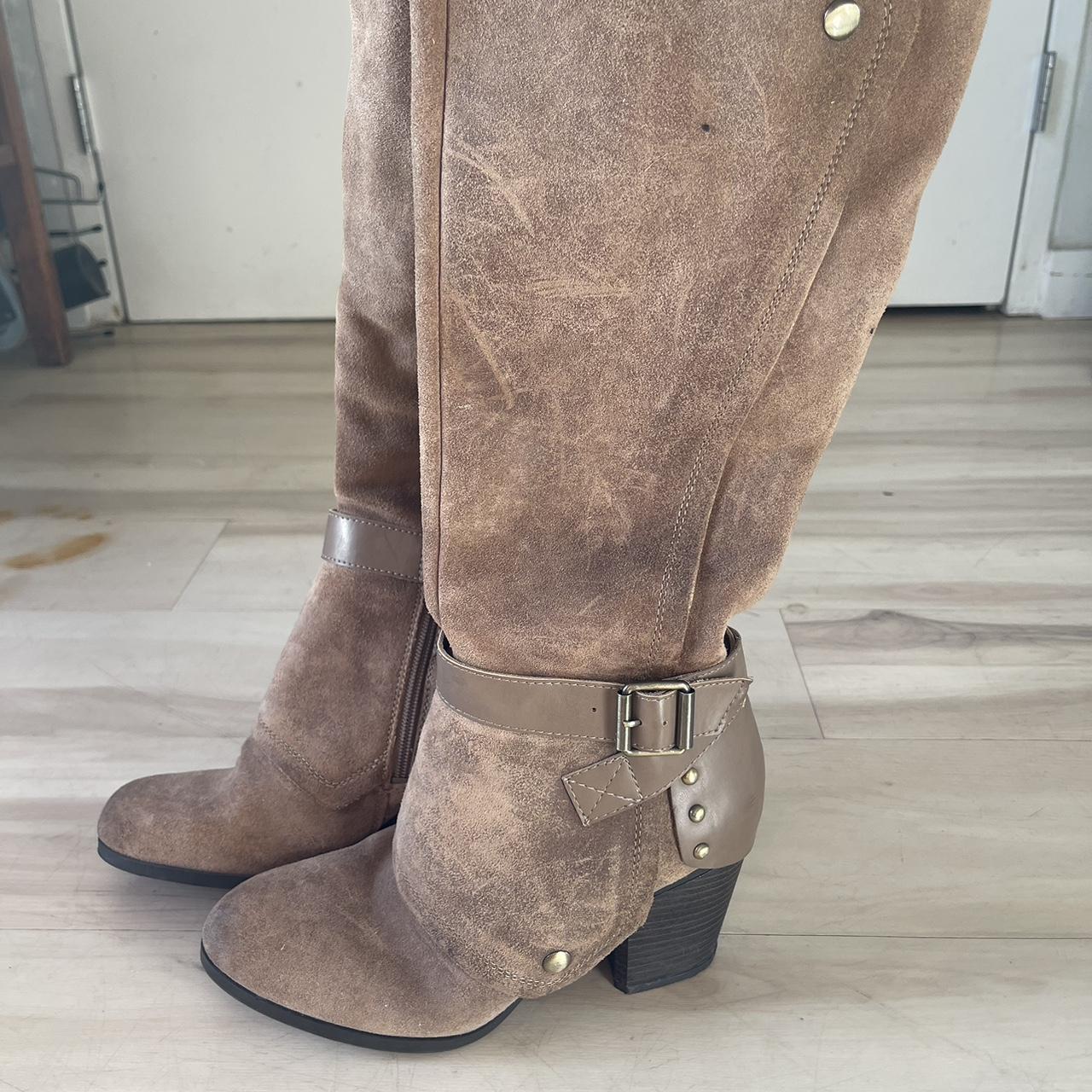 Fergalicious hotsell boots brown