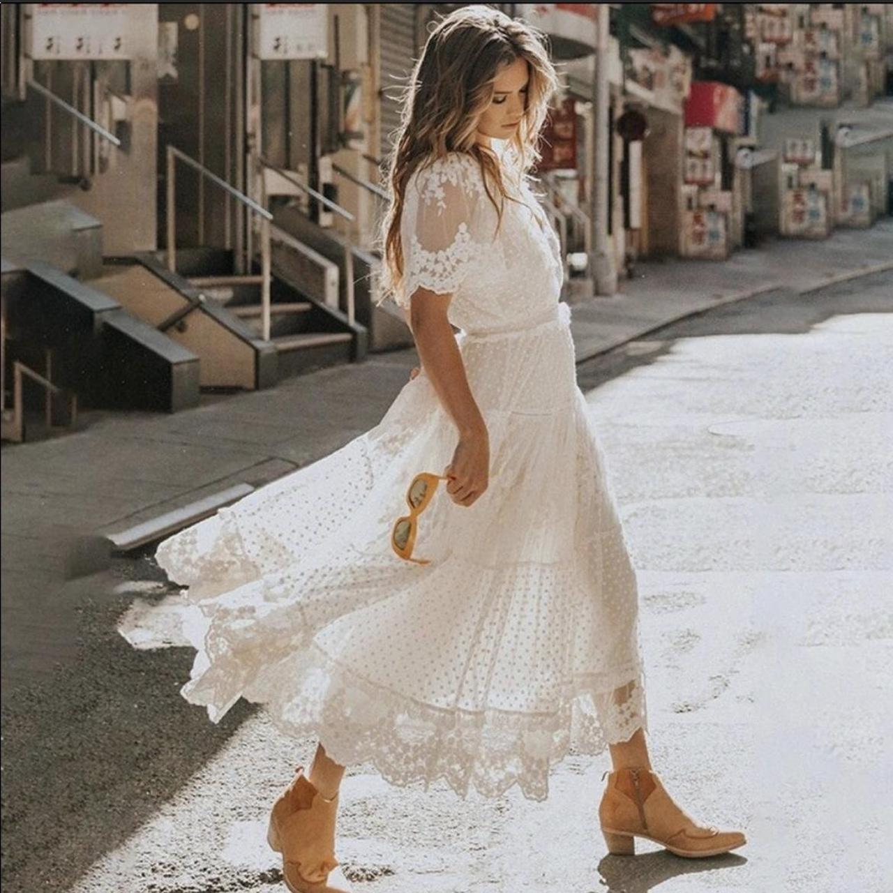 Spell the Gypsy Dawn Lace Gown XXS Depop