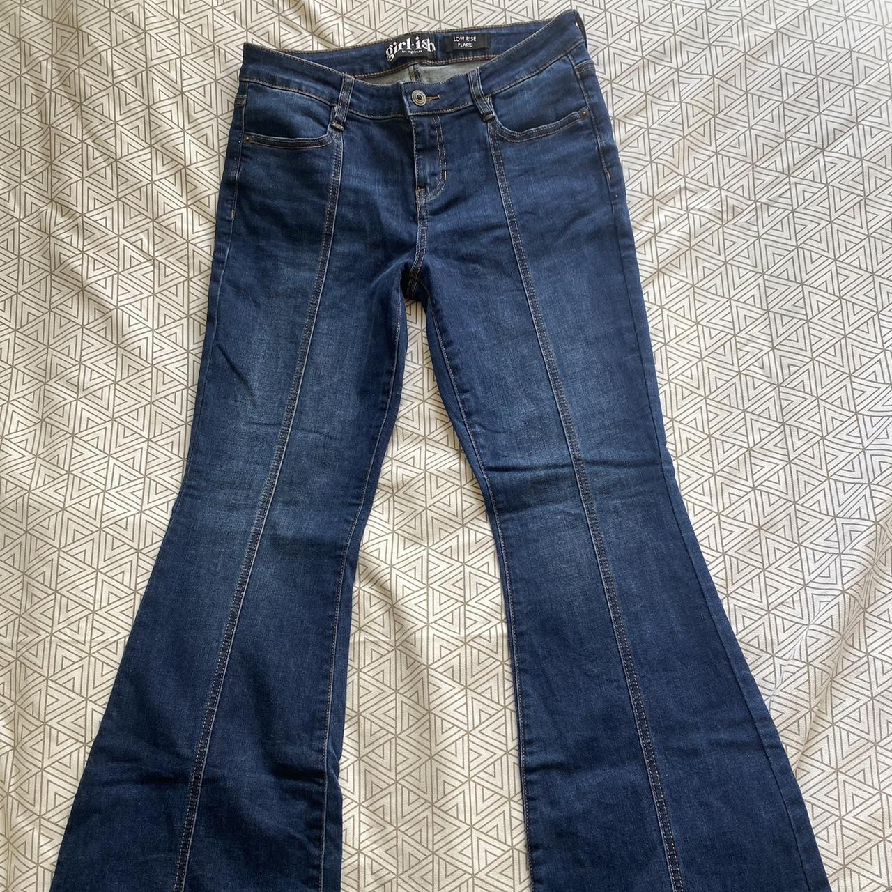 Low Rise Flared Jeans Cross-listed on Depop - Main Image