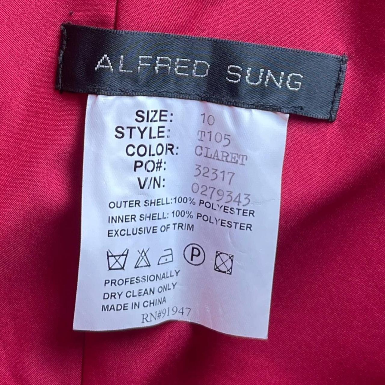Alfred Sung Women's Red Corset (3)